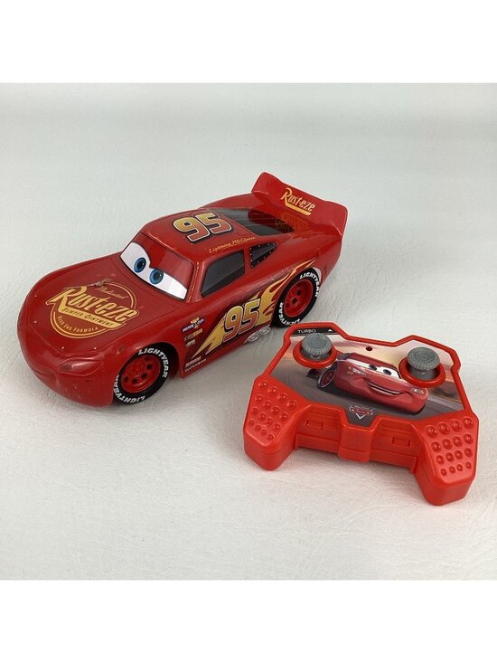 Disney Pixar Other - Disney Pixar Cars RC Lightning McQueen Remote Control Turbo Boost Vehicle Jada